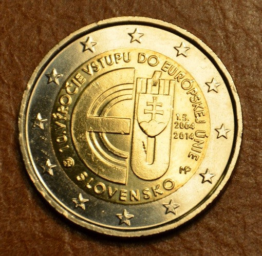 2 Euro Slovensko 2014 - 10 rokov v EU (UNC)