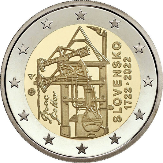 2 Euro Slovensko 2022 - Potterov parný stroj (25x UNC)