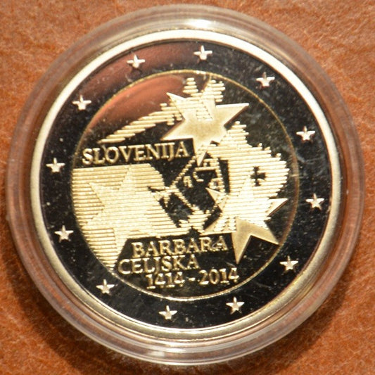 2 Euro Slovinsko 2014 - 600. výročie korunovania Barbory Celjska (Proof)