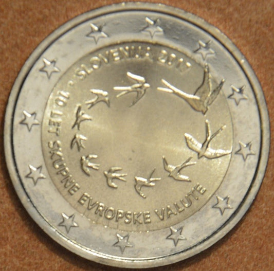 2 Euro Slovinsko 2017 - 10. výročie zavedenia Eura (UNC)