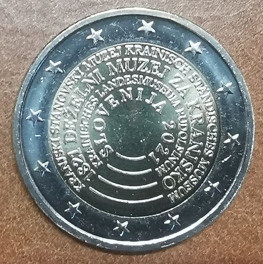 2 Euro Slovinsko 2021 - Regionáne múzeum Kranjsko (UNC)