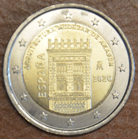 2 Euro Španielsko 2020 -  Mudejárska architektúra Aragónie (UNC)