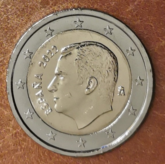 2 Euro Španielsko 2022 (UNC)