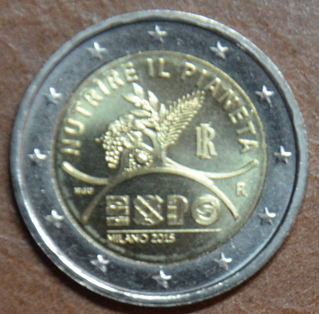 2 Euro Taliansko 2015 - EXPO Milano 2015 (UNC)