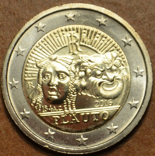 2 Euro Taliansko 2016 - 2200. výročie úmrtia Plautusa (UNC)