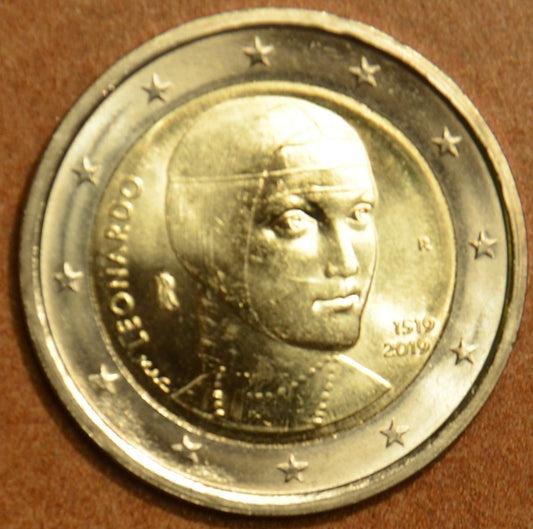 2 Euro Taliansko 2019 - 500. výročie úmrtia Leonarda da Vinci (UNC)