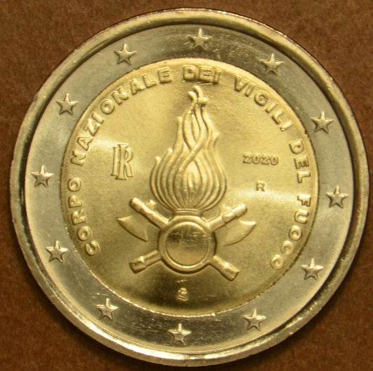 2 Euro Taliansko 2020 - Národný hasičský zbor (UNC)