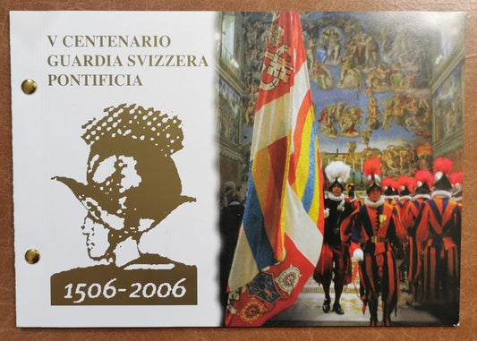 2 Euro Vatikan 2006 - 500. výročie Švajčiarskej gardy (Numisbrief BU)
