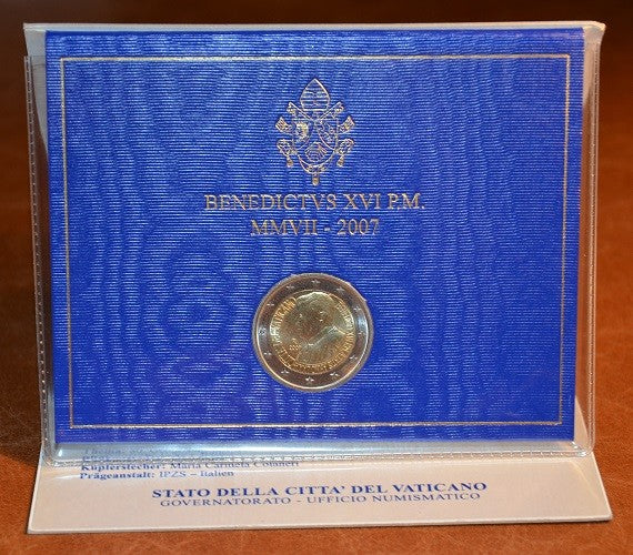 2 Euro Vatikan 2007 - 80. narodeniny pápeža Benedicta XVI. (BU)