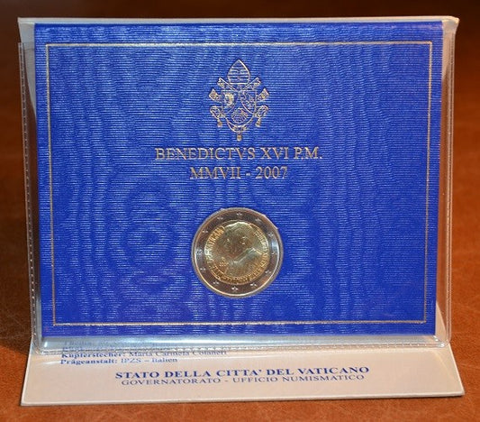 2 Euro Vatikan 2007 - 80. narodeniny pápeža Benedicta XVI. (BU)
