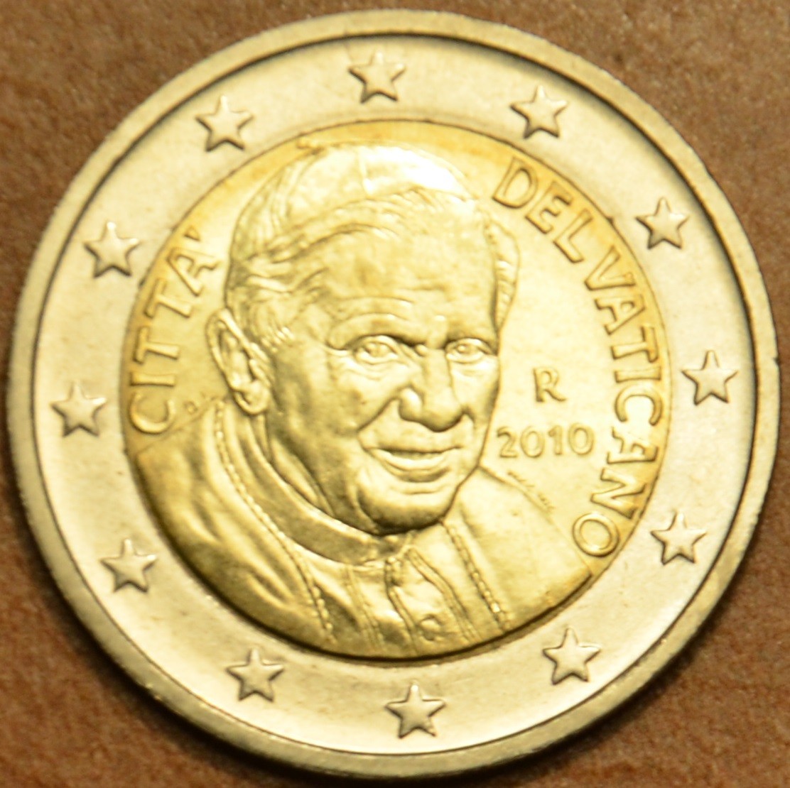 2 Euro Vatikán 2010 Benedikt XVI. (BU)