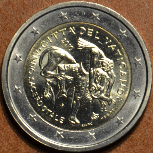 2 Euro Vatikán 2010 - Rok kňazov (UNC bez foldra)