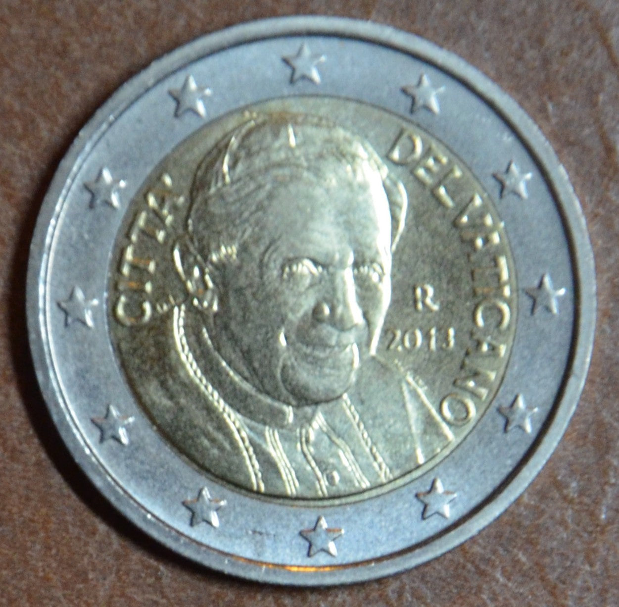 2 Euro Vatikán 2013 - Benedikt XVI. (BU)
