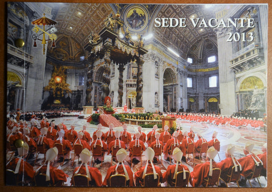 2 Euro Vatikan 2013 - Sede Vacante (Numisbrief BU)