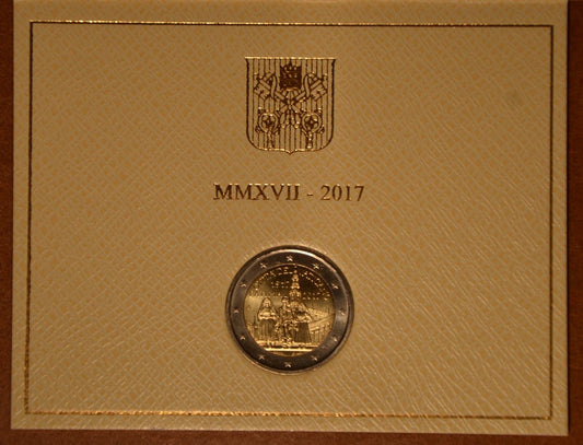 2 Euro Vatikán 2017 - 100. výročie zjavenia Panny Márie vo Fatime (BU)