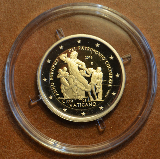 2 Euro Vatikán 2018 - Európsky rok kultúrneho dedičstva (Proof)
