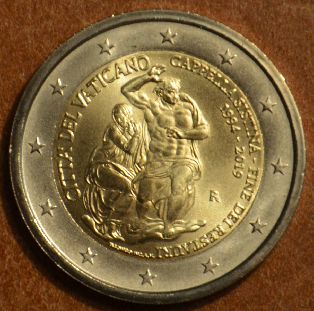 2 Euro Vatikán 2019 - Sixtínska kaplnka (UNC)