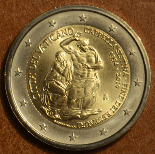 2 Euro Vatikán 2019 - Sixtínska kaplnka (UNC)
