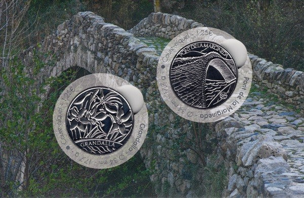 Andorra 2x 1,25 Euro 2021 Grandalla a Margineda (BU)