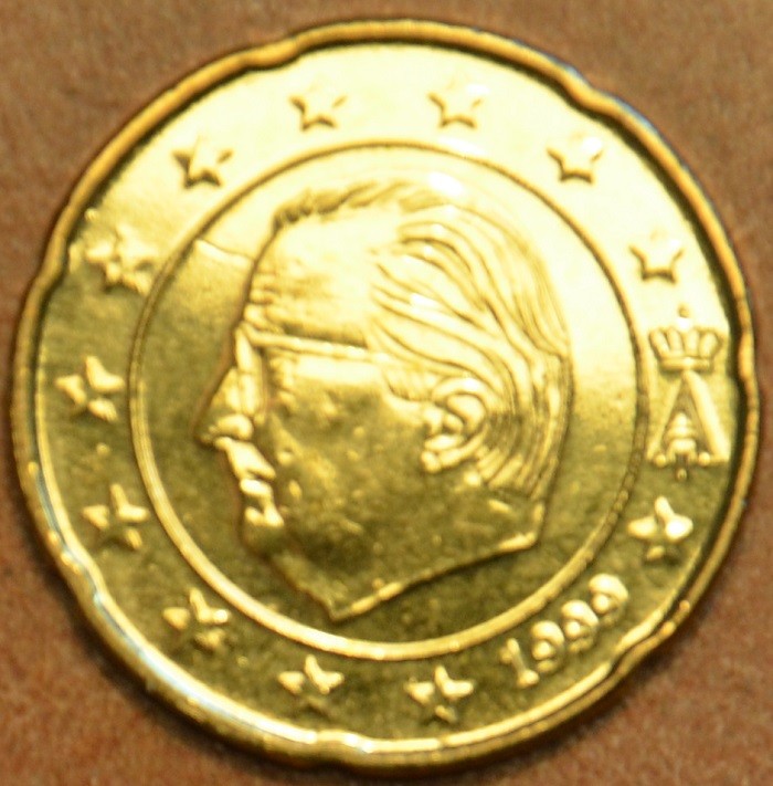 20 cent Belgicko 1999 (UNC)