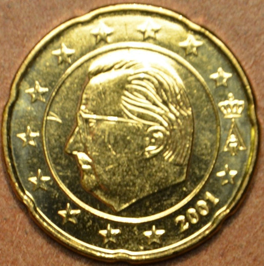 20 cent Belgicko 2001 (UNC)