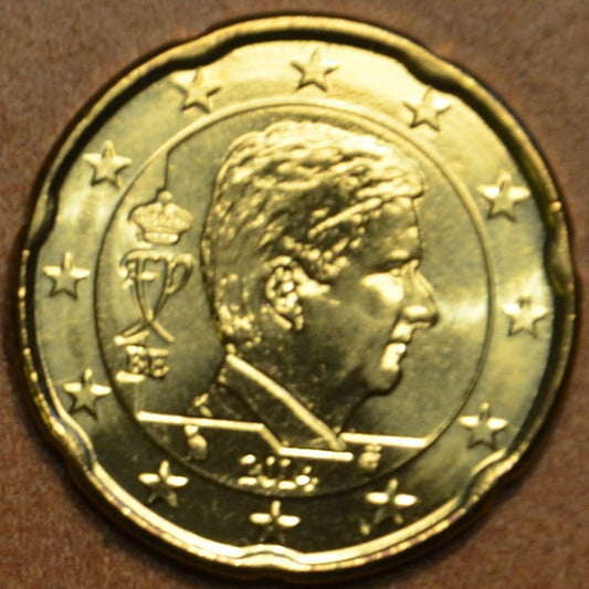 20 cent Belgicko 2014 - Kráľ Filip (UNC)