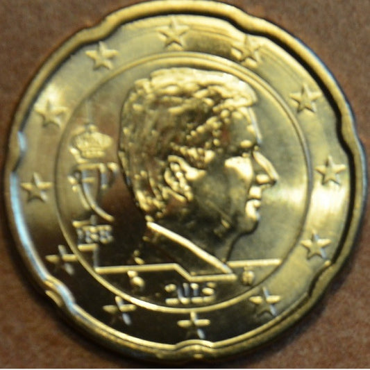 20 cent Belgicko 2015 - Kráľ Filip (UNC)