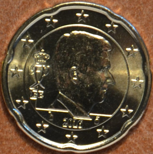 20 cent Belgicko 2016 - Kráľ Filip (UNC)