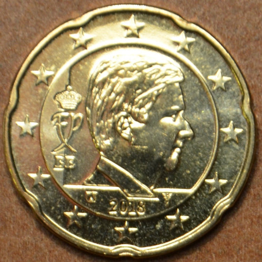 20 cent Belgicko 2018 - Kráľ Filip (UNC)