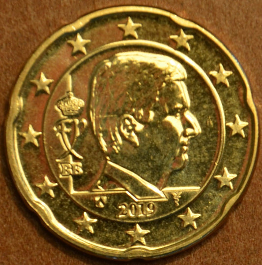 20 cent Belgicko 2019 - Kráľ Filip (UNC)