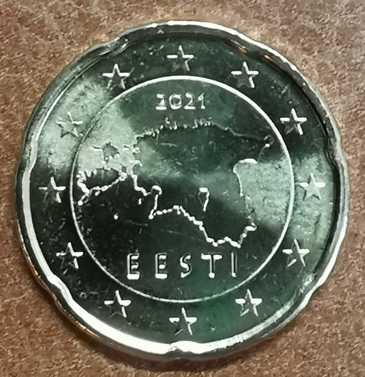 20 cent Estónsko 2021 (UNC)