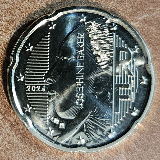 20 cent Francúzsko 2024 - Josephine Baker (UNC)