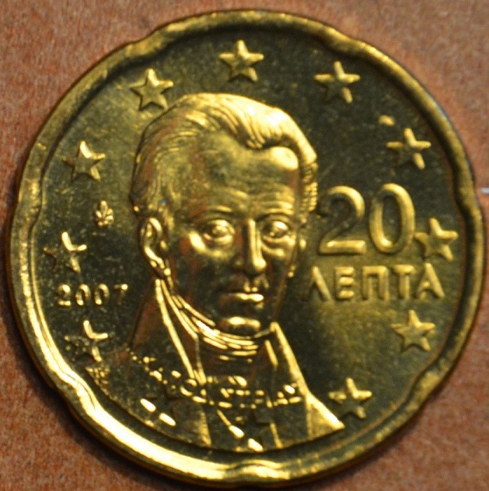 20 cent Grécko 2007 (UNC)