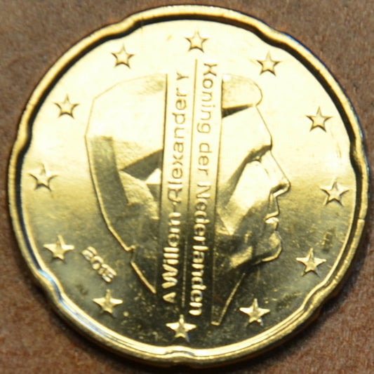 20 cent Holandsko 2015 - Kráľ Willem Alexander (UNC)