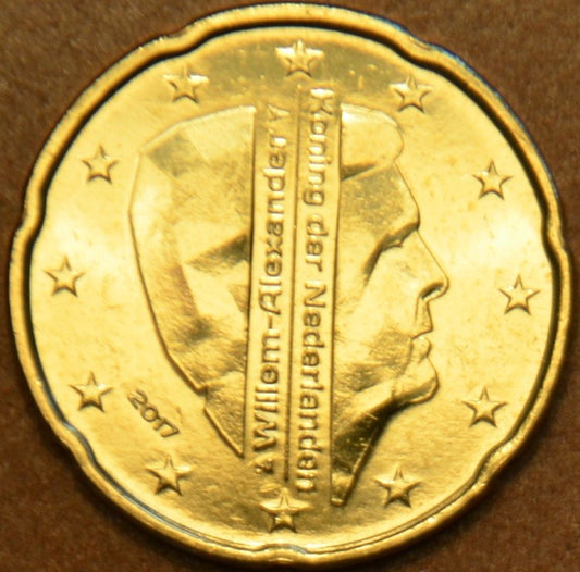 20 cent Holandsko 2017 - Kráľ Willem Alexander (UNC)