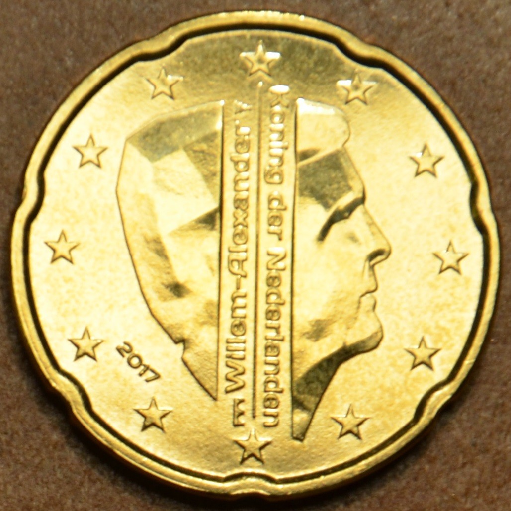 20 cent Holandsko 2017 so značkou most (UNC)