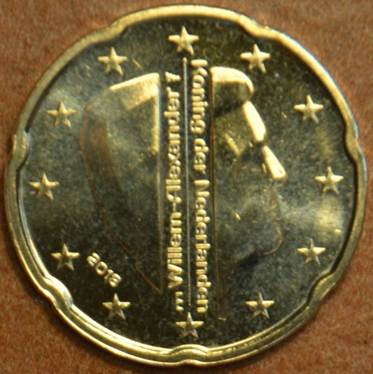 20 cent Holandsko 2018 - Kráľ Willem Alexander (UNC)