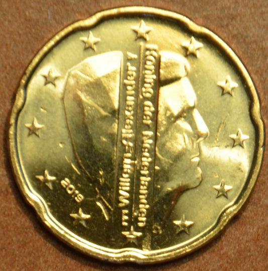20 cent Holandsko 2019 - Kráľ Willem Alexander (UNC)