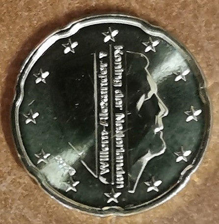 20 cent Holandsko 2023 - Kráľ Willem Alexander (UNC)