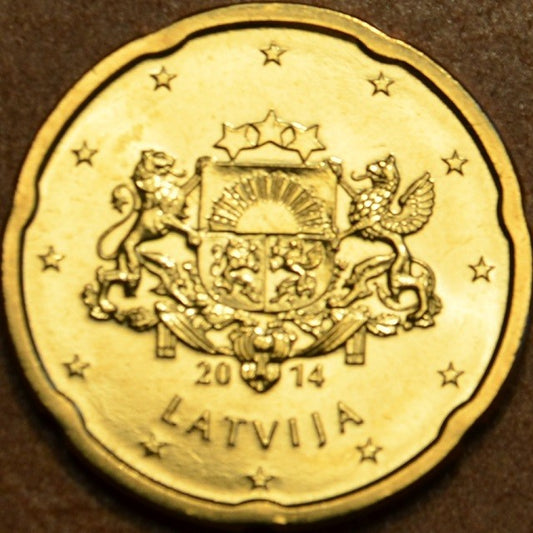 20 cent Lotyšsko 2014 (UNC)