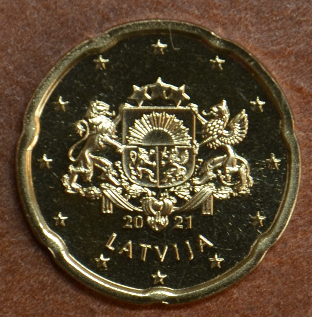 20 cent Lotyšsko 2021 (UNC)