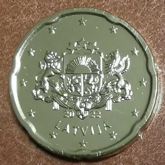 20 cent Lotyšsko 2022 (UNC)