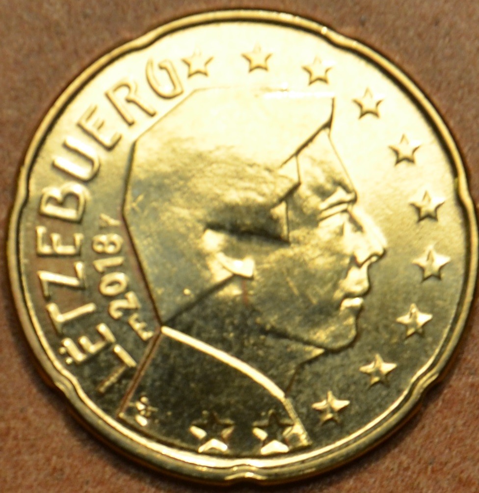 20 cent Luxembursko 2018 nová značka (UNC)