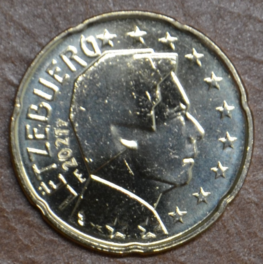 20 cent Luxembursko 2021 so značkou "most" (UNC)
