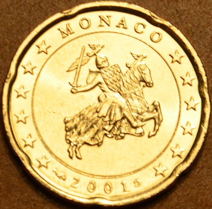 20 cent Monaco 2001 (UNC)