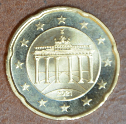 20 cent Nemecko 2021 "A" (UNC)
