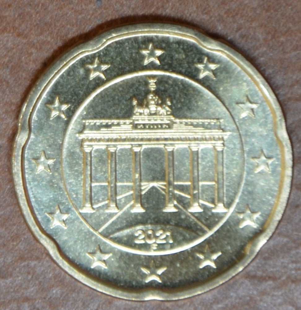 20 cent Nemecko 2021 "F" (UNC)