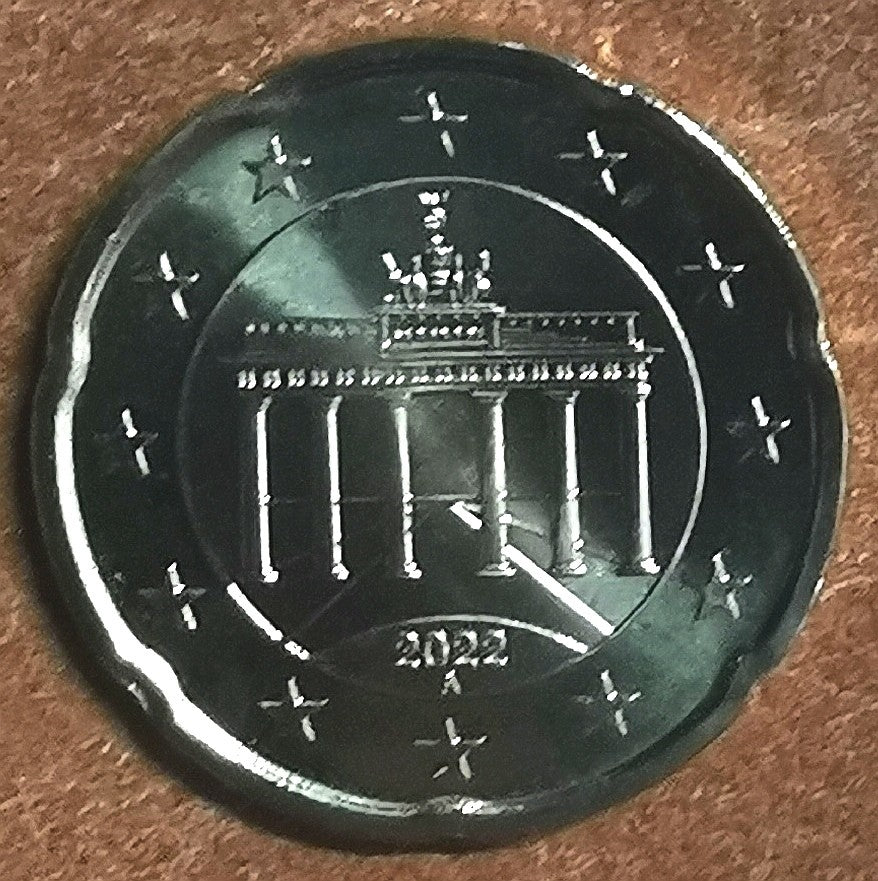 20 cent Nemecko 2022 "A" (UNC)