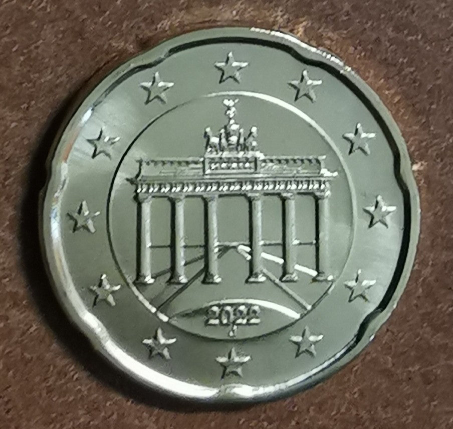 20 cent Nemecko 2022 "J" (UNC)