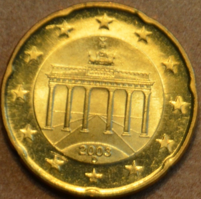 20 cent Nemecko "D" 2003 (UNC)